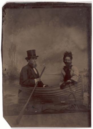 Portrait of a Couple in a Boat