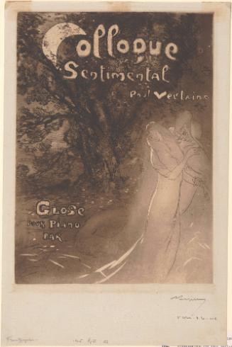 Frontispiece for Paul Verlaine's "Colloque Sentimental"