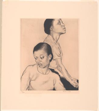 Untitled ( Portrait of Two Women Seated)