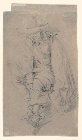 Soldier Sitting; Verso: Soldier Seen from the Back