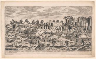 Ruins on the Palatine Hill, from I vestigi dell'antichita di Roma (The Ruins of Ancient Rome)