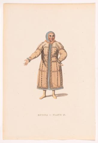 An Ostiak, of the Obe, Plate 15 from Picturesque Representations of the Dress and Manners of the Russians