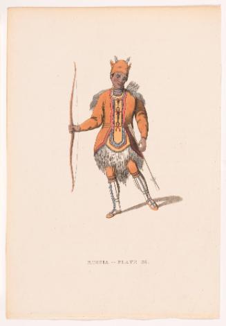 A Tungoose, Plate 38 from Picturesque Representations from the Dress and Manners of the Russians