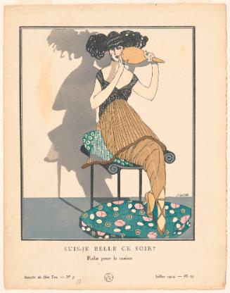 Suis-je Belle Ce Soir?, Plate 63 from Gazette Du Bon Ton, Juillet 1914
