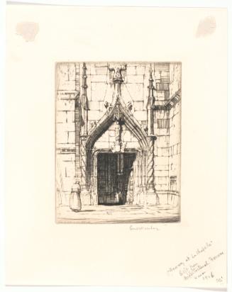 Doorway at La Chapelle