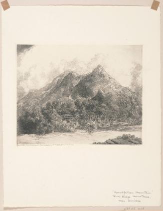 Grandfather Mountain (Blue Ridge Mountains), plate 22 from album 5 of Orr Etchings of North Carolina