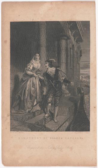 Elopement of Bianca Capello, for Godey's Ladies' Book