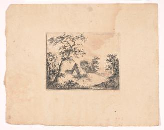 Landscape with Two Cottages