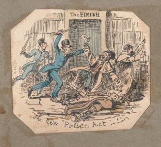 The New “Police Act,” vignette fragment from Plate 6 of Scraps and Sketches, Part II