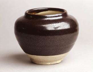 Jar with Oil-Spot Glaze
