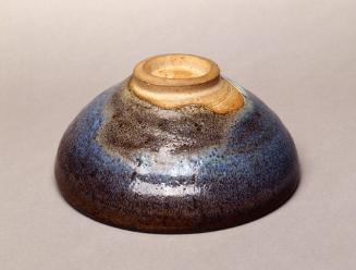 Tea Bowl with Bluish Glaze