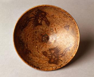 Tea Bowl with Designs of Phoenixes and Butterflies