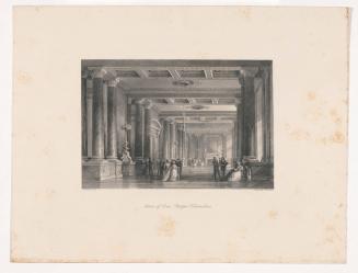 Europe Illustrated; Le Keux, Saloon of Louis Philippe