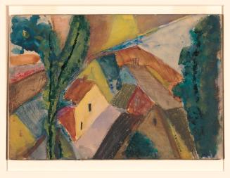 Abstract Landscape with Houses