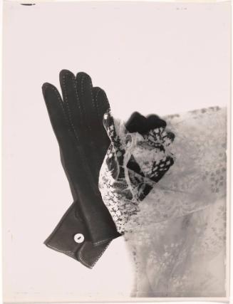 Composition with Glove and Lace