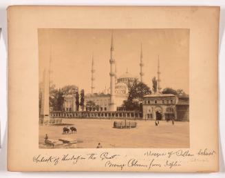 Mosque of Sultan Achmed with Obelisk of Theodosius the Great, Istanbul