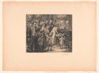 The Copyist at the Metropolitan, from Twelve Prints by Contemporary American Artists