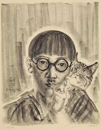 Self-Portrait with Cat