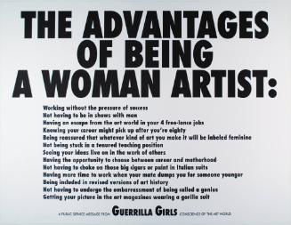 The advantages of being a woman artist, from Portfolio Compleat