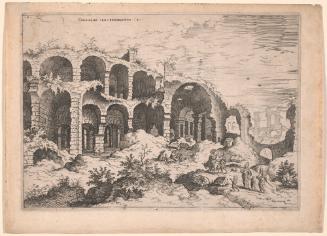 Third View of the Colosseum, plate B from Views of Roman Ruins (Praecipua Aliquot Romanae Antiquitatis Ruinarum Monimenta, Vivis Prospectibus)