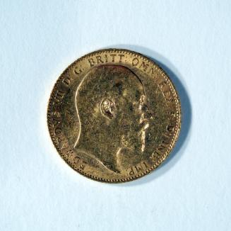Coin (Unknown Denomination) with Profile Portrait of Edward VII (obverse) and St. George Slaying Dragon (reverse)