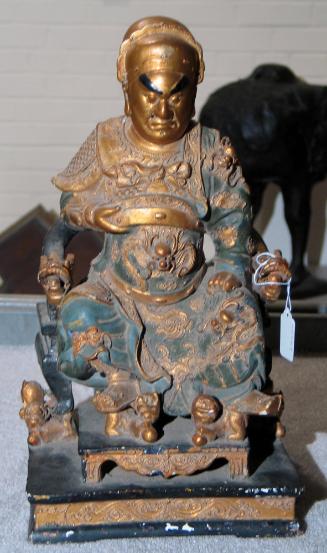One of a pair of Daoist Temple Sculptures