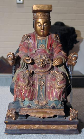 One of a pair of Daoist Temple Sculptures