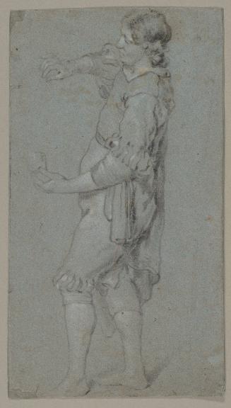 Study of a Man Holding a Glass