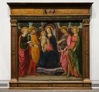The Virgin and Child Enthroned with Saints Lucy, Sebastian, John the Baptist, and Catherine of Alexandria
