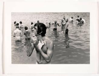 Woodstock (Nude Man Shaving in Lake)