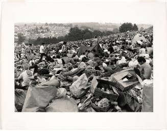 Woodstock (Crowd in Field with Tent and Trash)