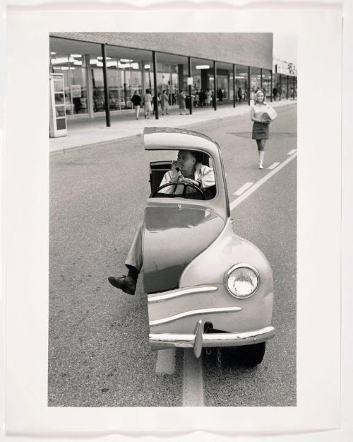 Half Car at Strip Mall, Washington, D.C., 1967