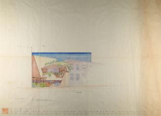 Architectural Drawing: Annex Museum for the Solomon R. Guggenheim Foundation