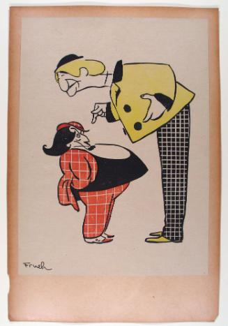 Joe Weber and Lew Fields, from Stage Folk: a Book of Caricatures [call#: Nc1429/.f7/l5]