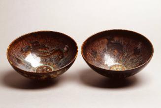 Bowl with Design of Deer and Plum