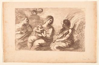 The Holy Family with An Angel Playing the Violin