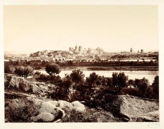 View of Avignon from Villeneuve