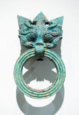 Taotie Mask with Ring Handle