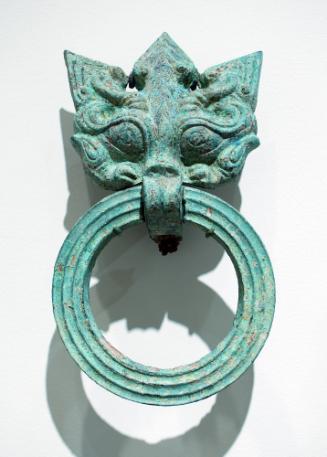 Taotie Mask with Ring Handle