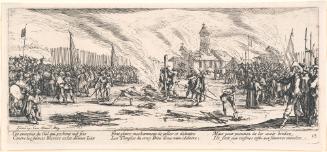 Punishment for Sacrilege: Burning at the Stake from the series The Miseries of War