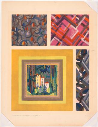 Decorative Designs, plate 6 from Nouvelles Variations: Soixante-Quinze Motifs Décoratifs en Vingt Planches