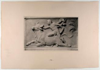 Base: Bull-slayer, plate 7 from The Tomb of Antonio Rossellino for the Cardinal of Portugal