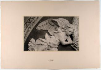 Flying Angel Above the Head of the Bier: Upper Part of the Figure, plate 29 from The Tomb of Antonio Rossellino for the Cardinal of Portugal