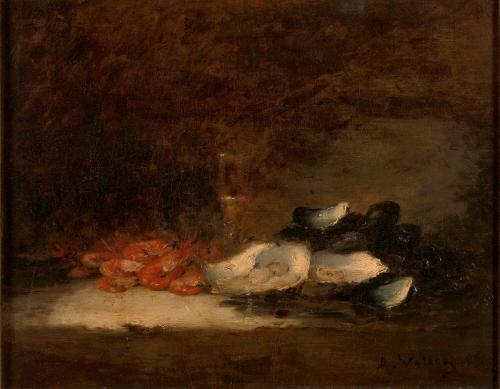 Still Life with Shrimp and Oysters