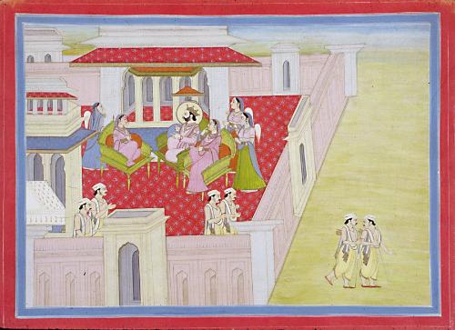 Story of Nala and Damayanti, Page from the Mahabharata