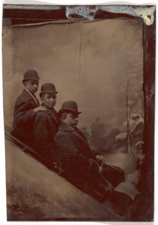 Group Portrait on a Toboggan