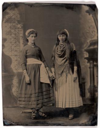 Portrait of Two Women in Costume