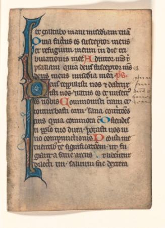 Leaf from a Psalter