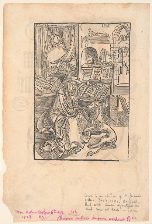 St. Jerome and the Lion