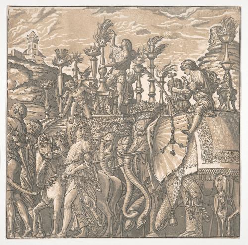 The Triumph of Julius Caesar: The Elephants (no. 5), after Andrea Mantegna,